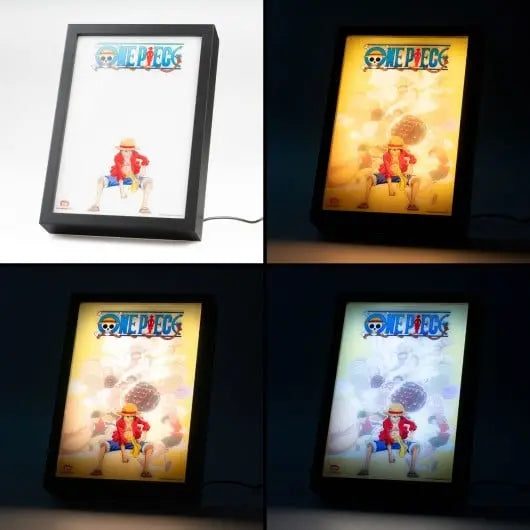 ONE PIECE - Luffy - Cadre Lumineux LED 28x20x5cm bems