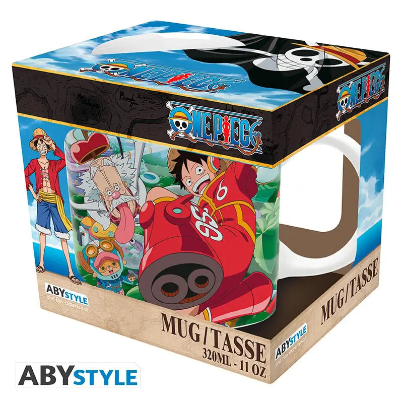 ONE PIECE - Mug 320ml - Luffy & Vegapunk bems