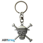 ONE PIECE - Porte-Cles Metal 3D - Skull Luffy bems