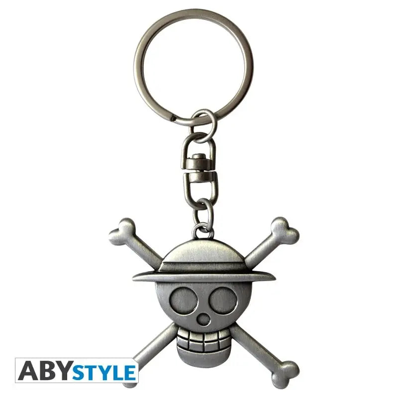 ONE PIECE - Porte-Cles Metal 3D - Skull Luffy bems