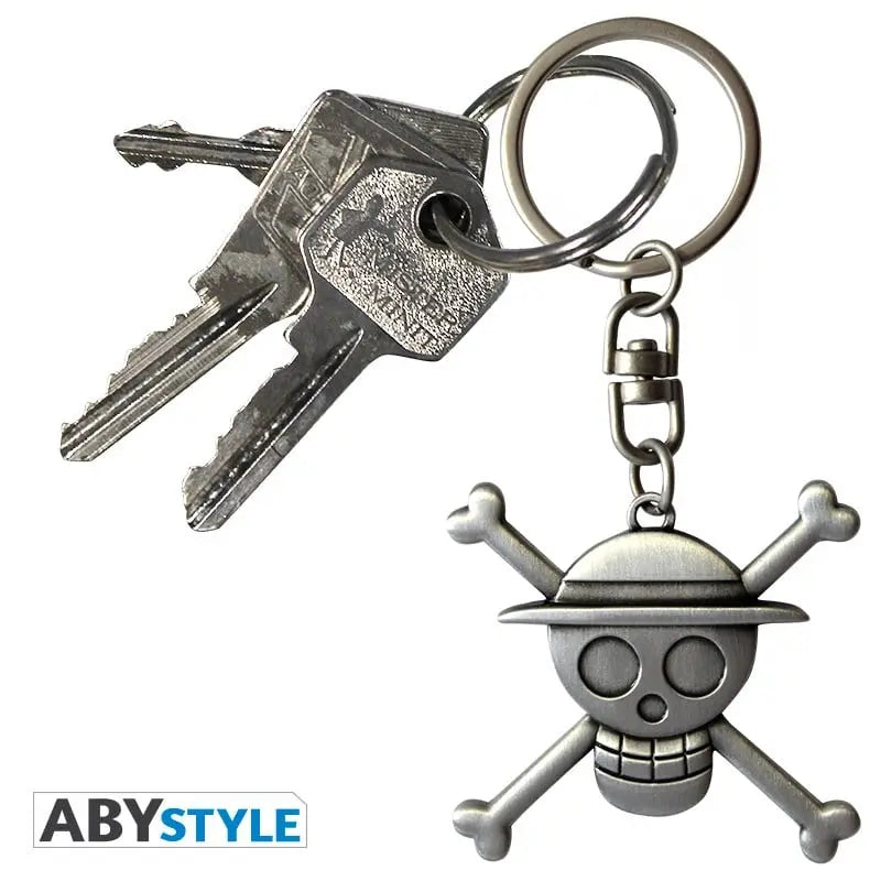 ONE PIECE - Porte-Cles Metal 3D - Skull Luffy bems