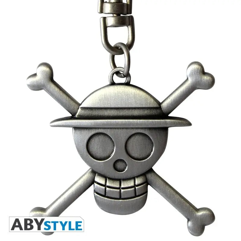 ONE PIECE - Porte-Cles Metal 3D - Skull Luffy bems