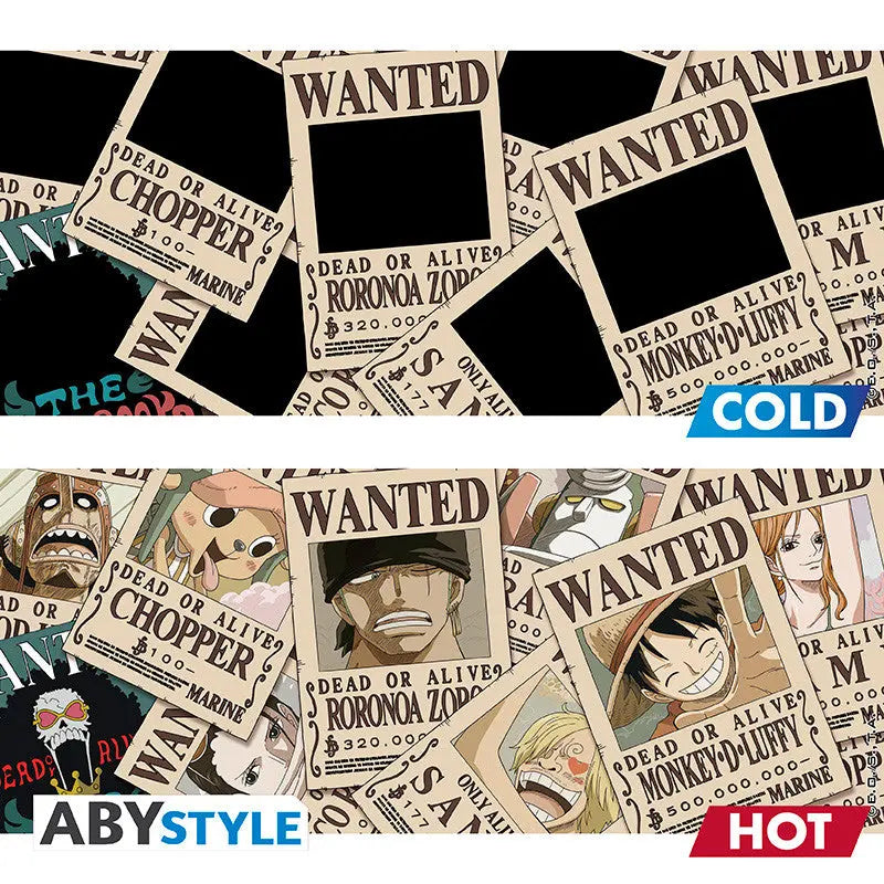 ONE PIECE - Wanted - Mug thermoréactif 460ml bems