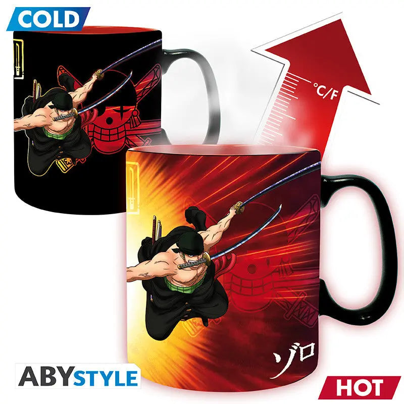 ONE PIECE - Zoro & Sanji - Mug thermoréactif 460ml bems