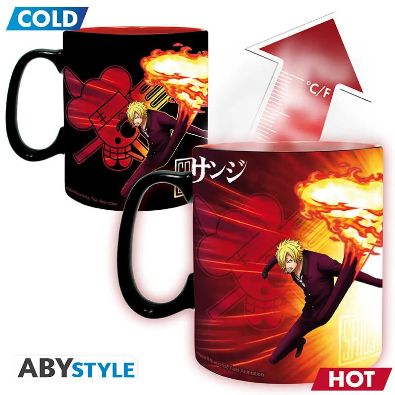 ONE PIECE - Zoro & Sanji - Mug thermoréactif 460ml bems