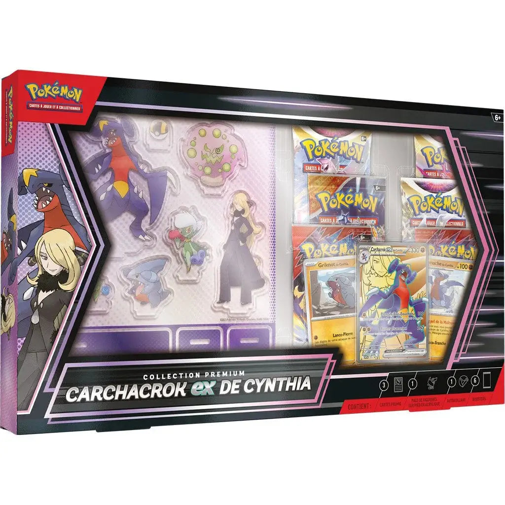 POKEMON - Coffret Premium Carchacrok de Cynthia - FR bems