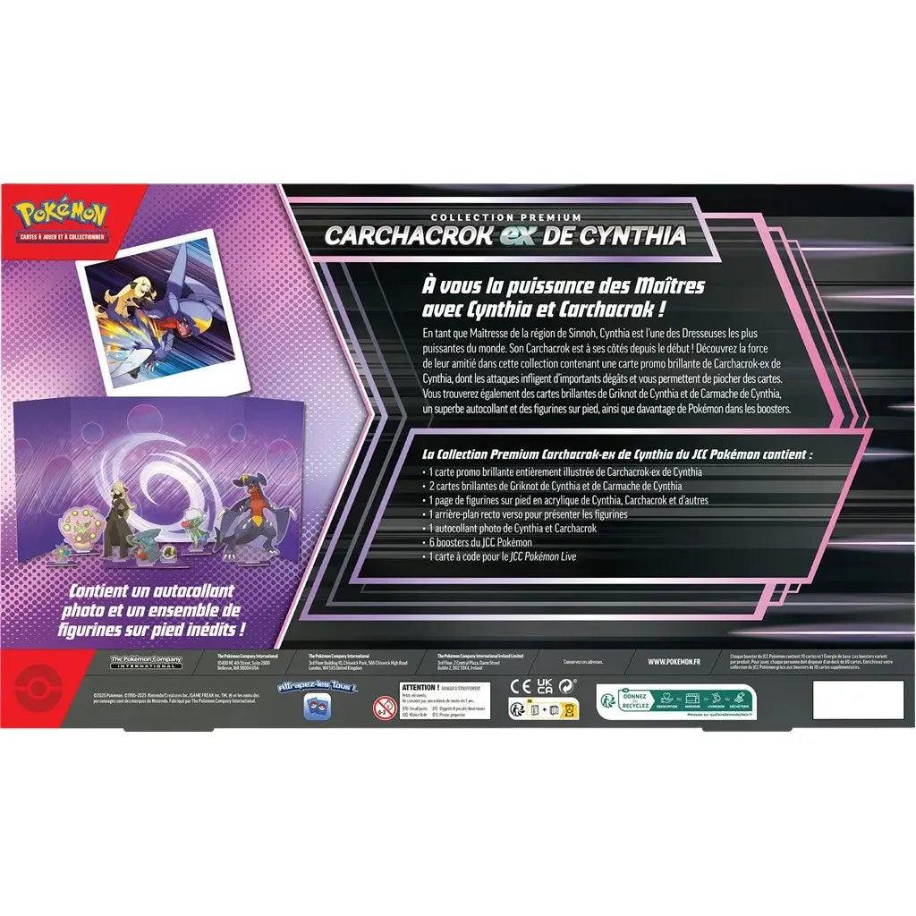 POKEMON - Coffret Premium Carchacrok de Cynthia - FR bems