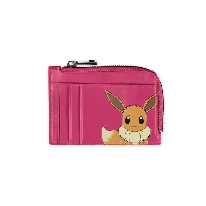 POKEMON - Evoli - Porte-Cartes Fushia bems