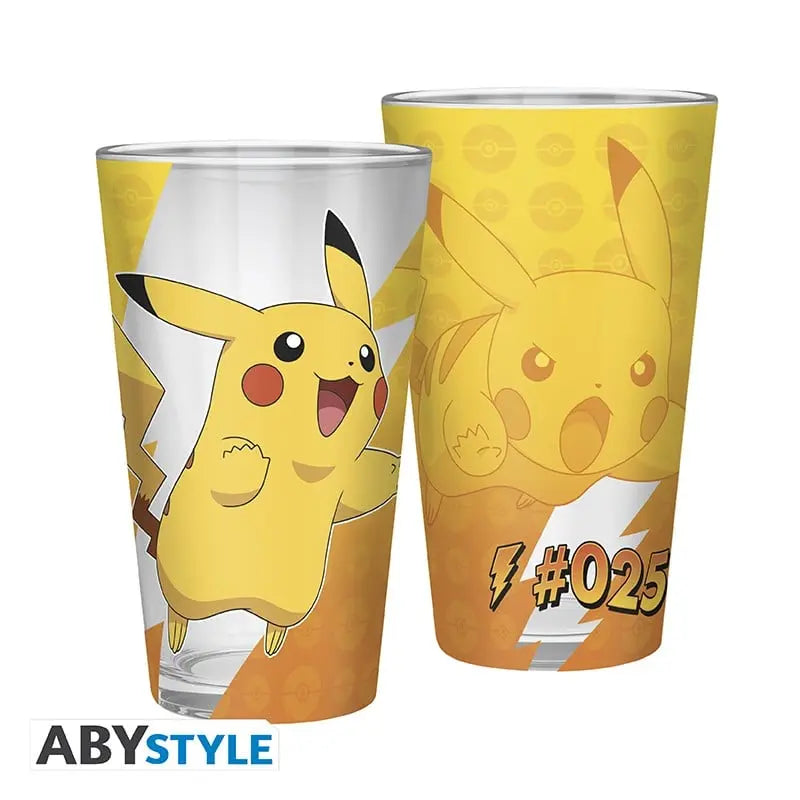 POKEMON - Pikachu "Effet Metal" - Verre XXL Premium 400ml bems