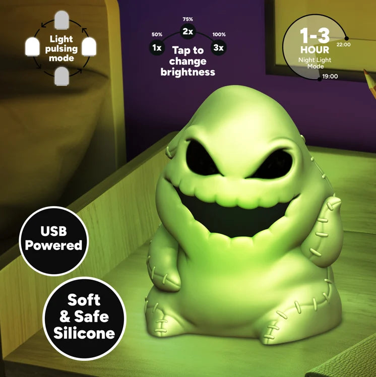 NBX - Oogie Boogie - Lampe Décorative 'SquishyGlo' Rechargeable paladone