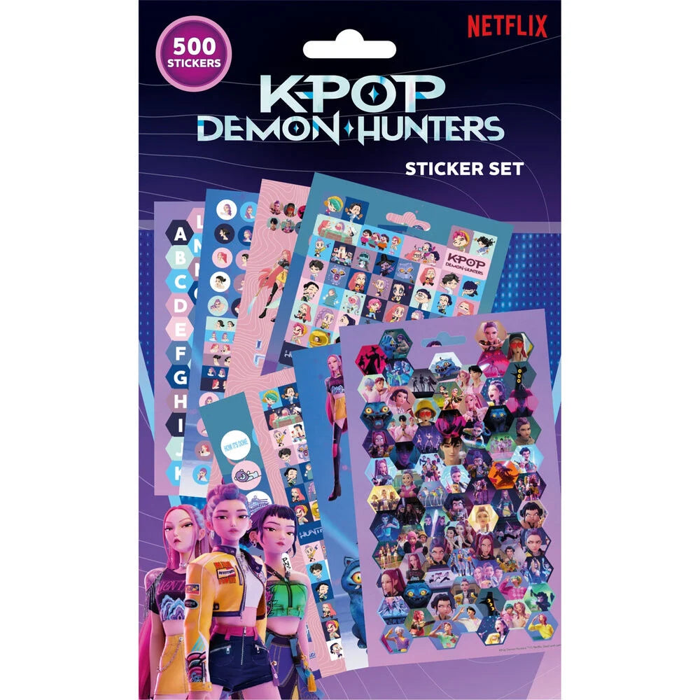 K-POP DEMON HUNTERS - Carnet à stickers (500pc) Pyramid