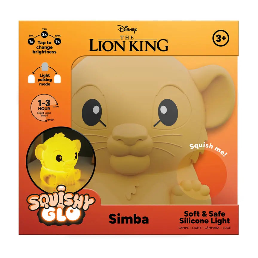 ROI LION - Simba - Lampe en Silicone Rechargeable 15cm bems
