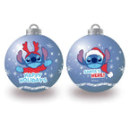 STITCH - Bleu - Pack 6 Boules de Noël - 8 cm bems