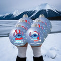 STITCH - Bleu - Pack 6 Boules de Noël - 8 cm bems