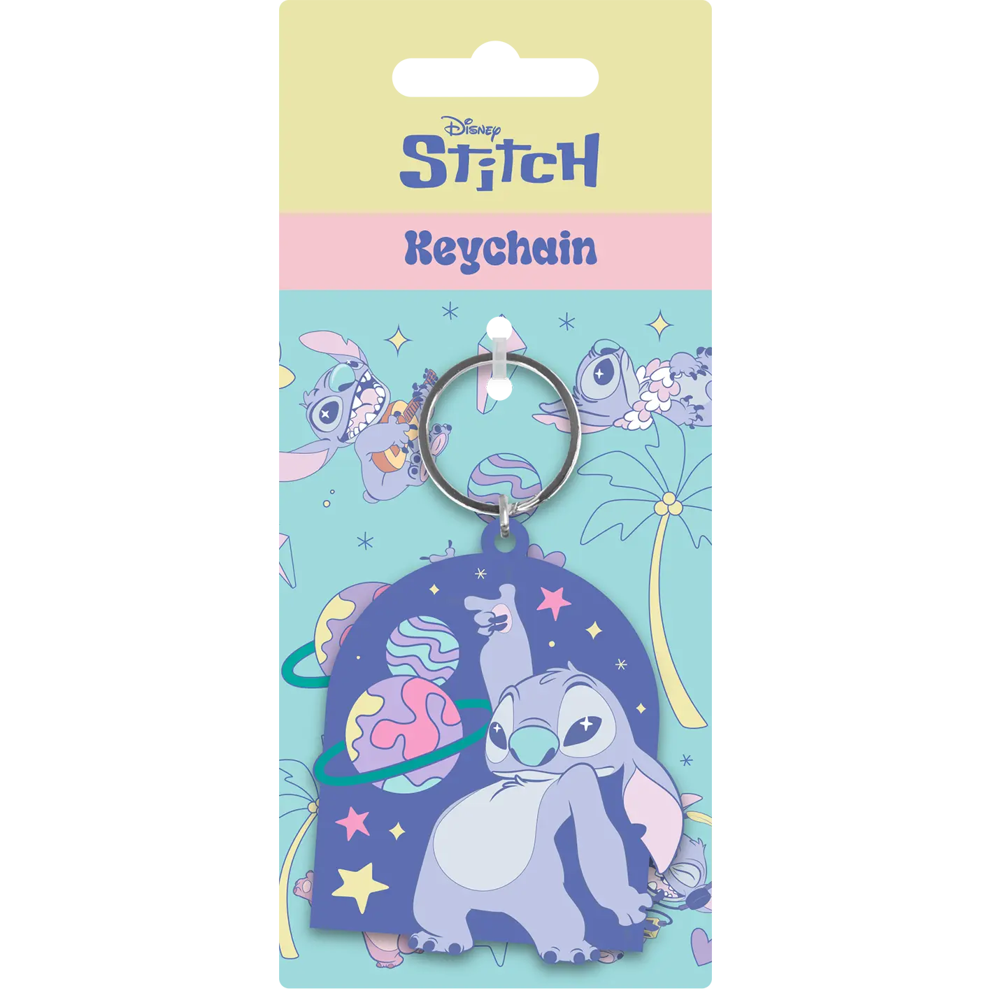 STITCH - Space Rocks - Porte-clés en PVC bems