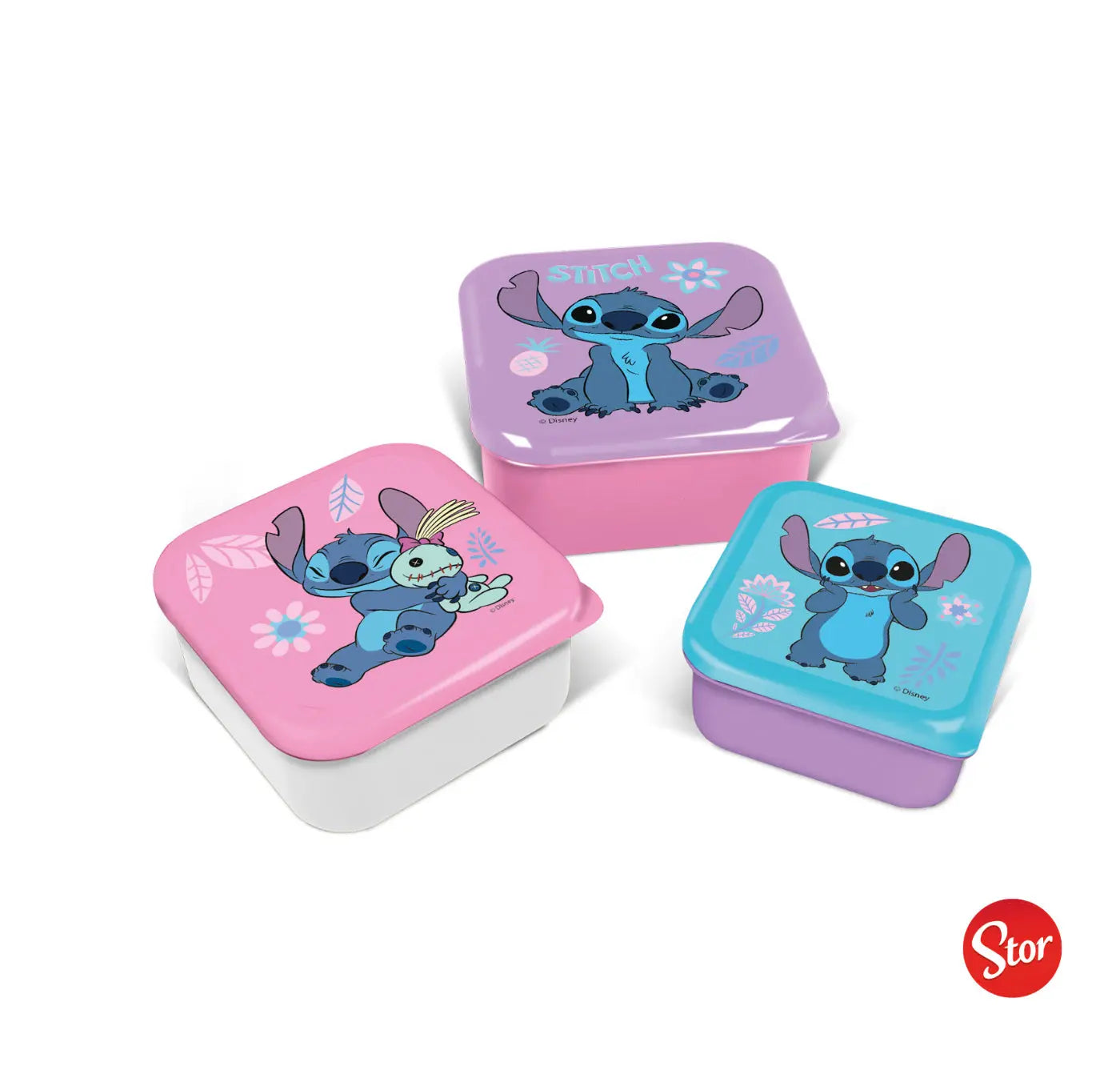 STITCH - Watercolor - Boîtes à Snack - 3 pcs bems