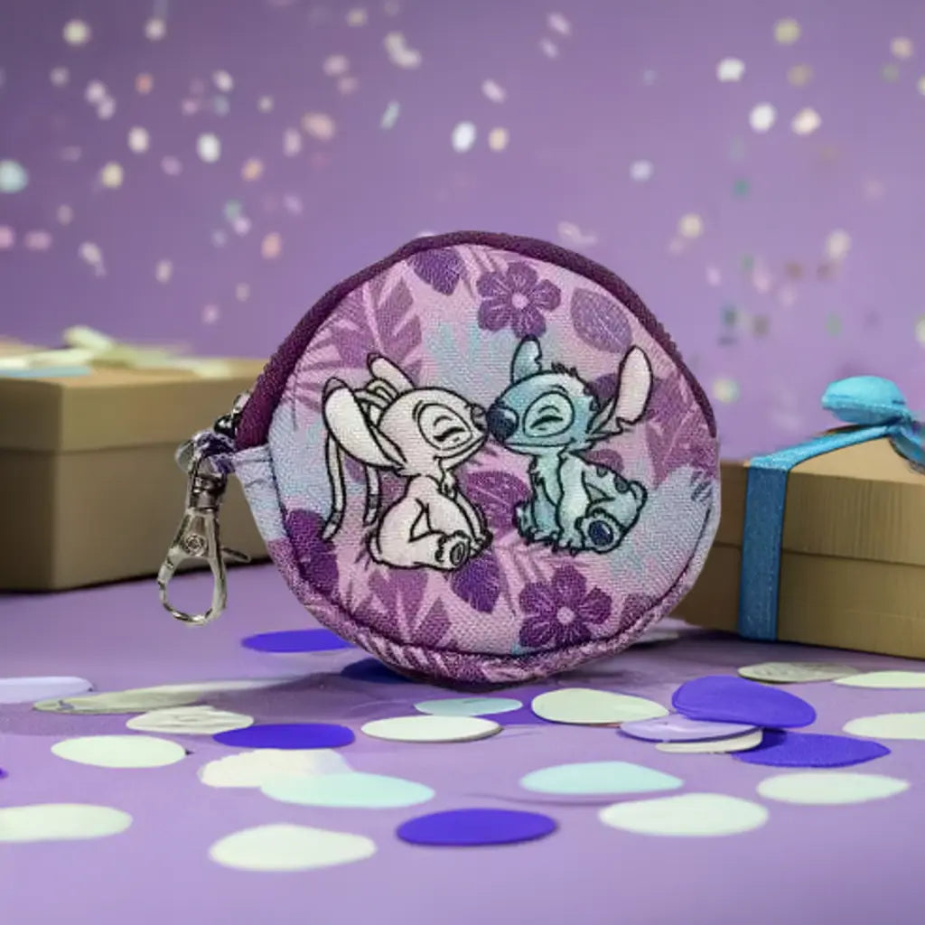 STITCH & ANGEL - Ohana - Porte-Monnaie Cookie - 9x2,5cm bems