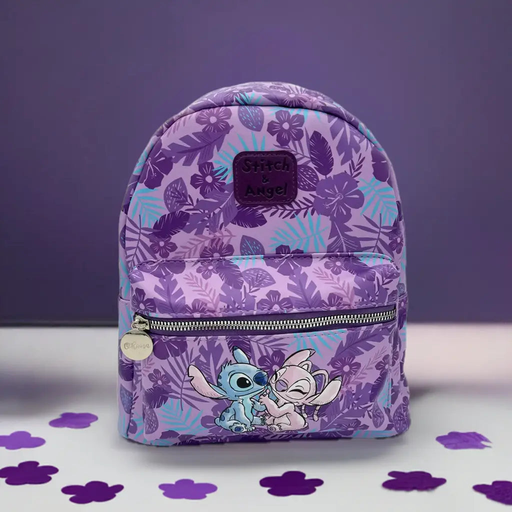 STITCH & ANGEL - Ohana - Sac à dos Similicuir - 28x11x22cm bems