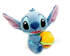 STITCH avec Burger - Peluche 25cm bems