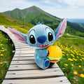 STITCH avec Burger - Peluche 25cm bems