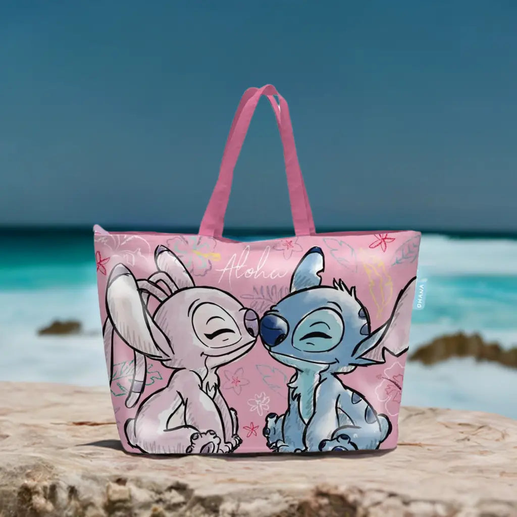 Sac de plage Stitch & Angel bems