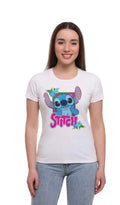 T-shirt Stitch blanc Sun city