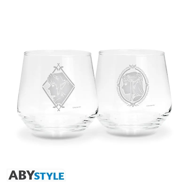 THE LEGEND OF ZELDA - Zelda & Link - Set de 2 Verres 300ml bems