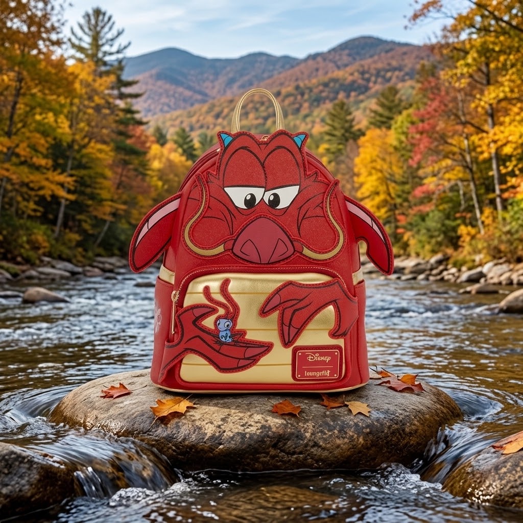 MULAN - Mushu "Glitter" - Mini Sac à Dos Loungefly Loungefly