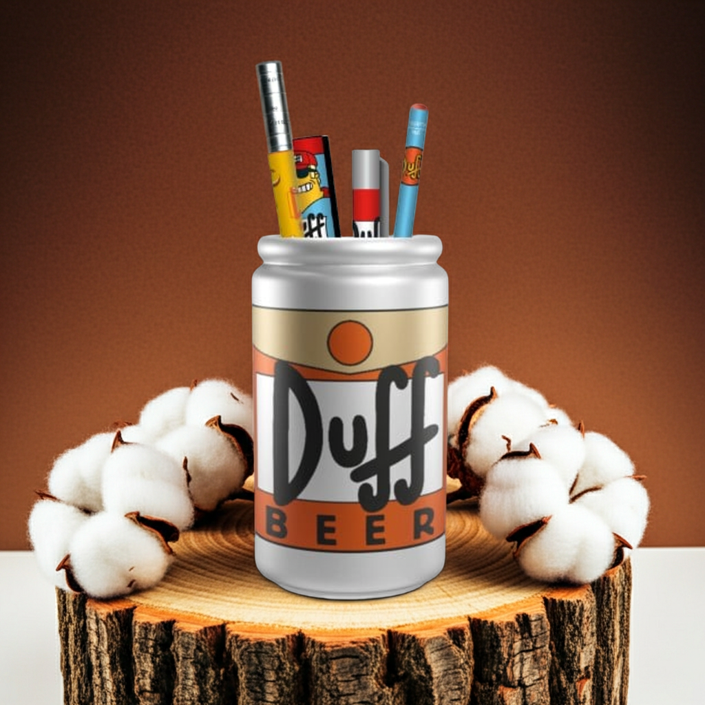 LES SIMPSONS - Duff - Pot à Crayons 3D + Set d'écriture bems