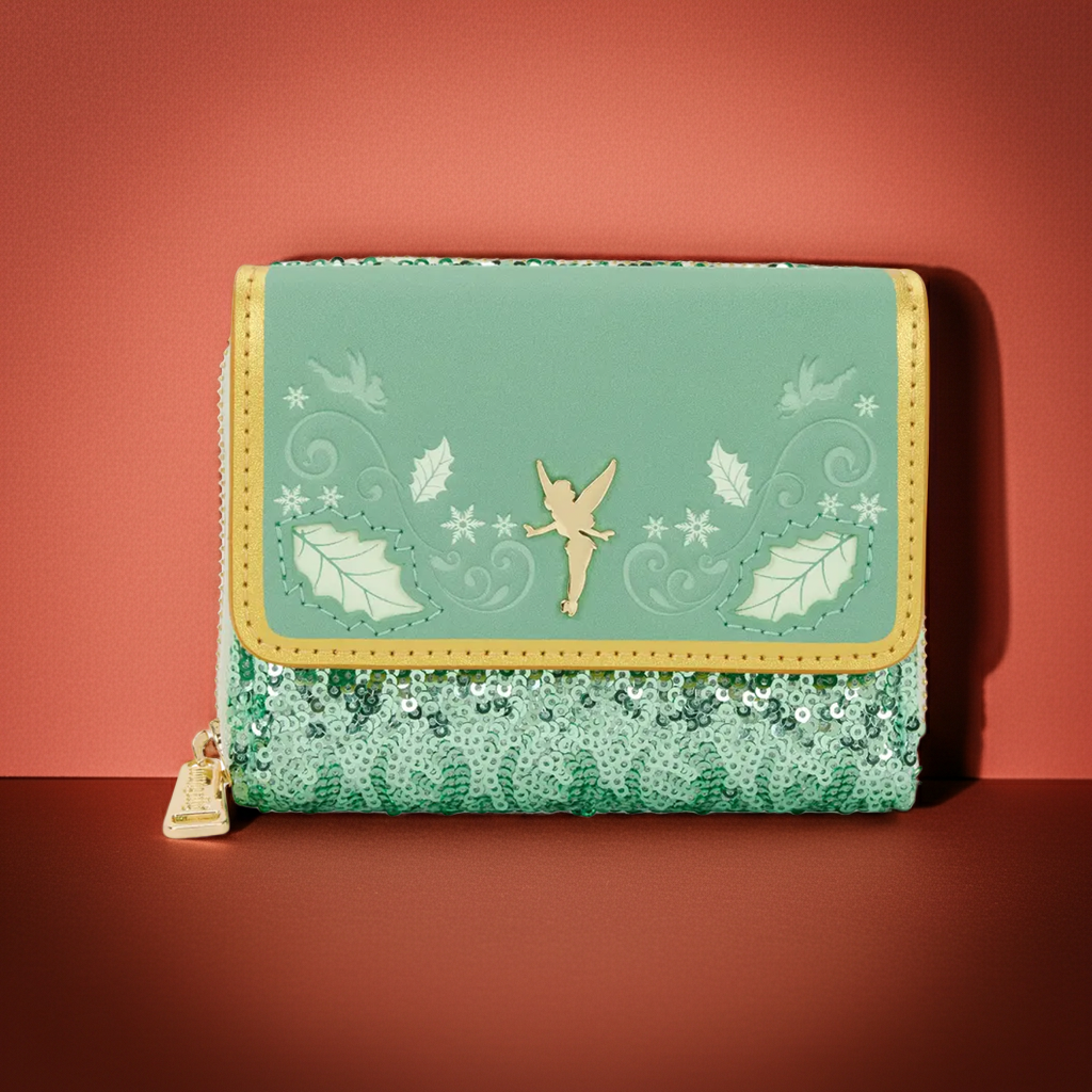 DISNEY - Fée Clochette "Holiday" - Portefeuille LoungeFly bems