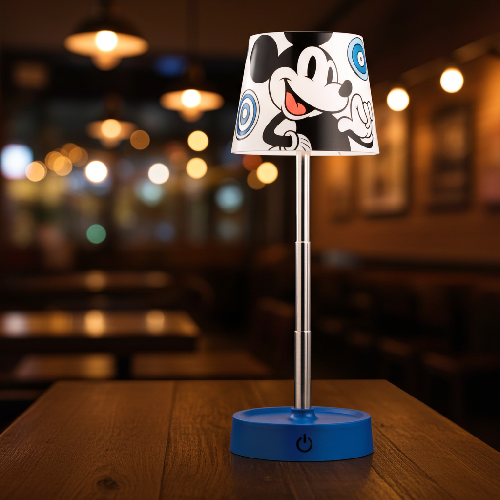 MICKEY - Lampe de Bureau LED Rechargeable - 11cm bems
