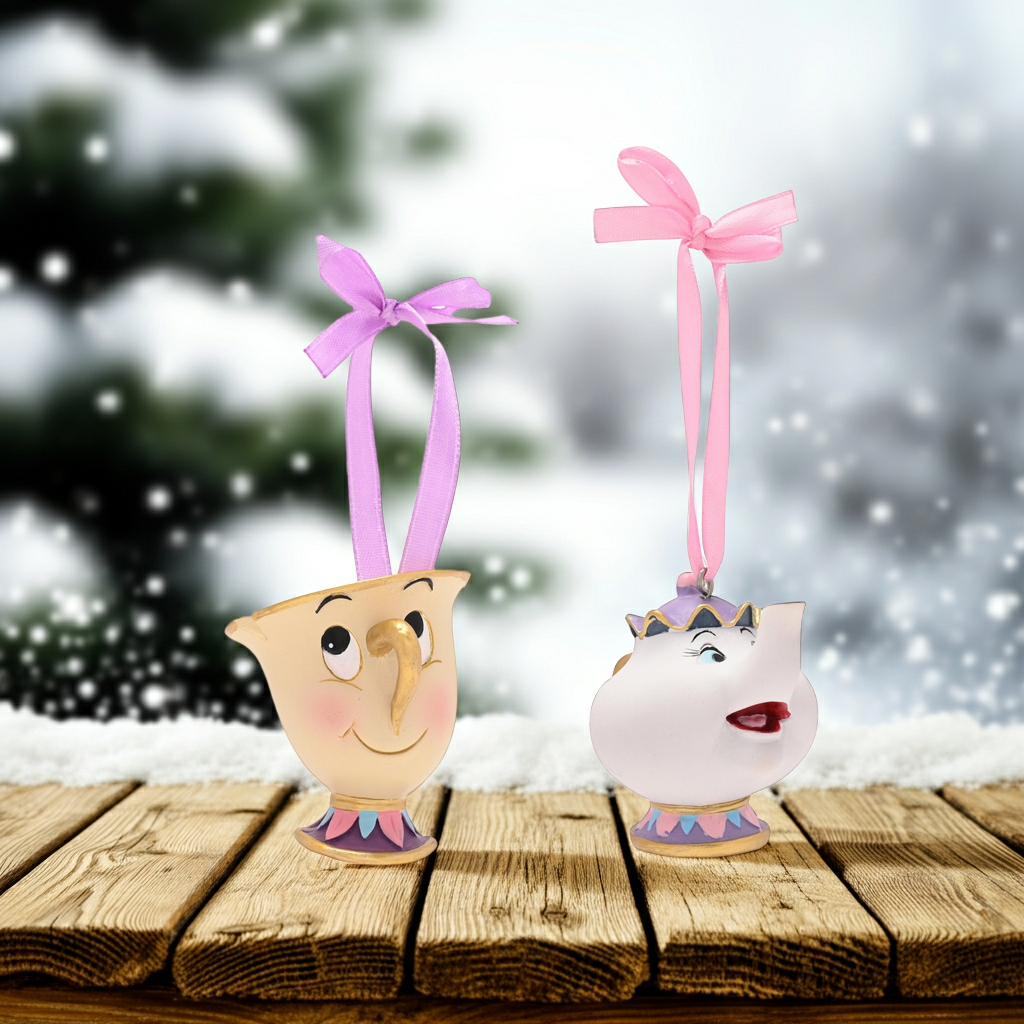 DISNEY - Zip & Madame Samovar - Set de 2 Décorations bems