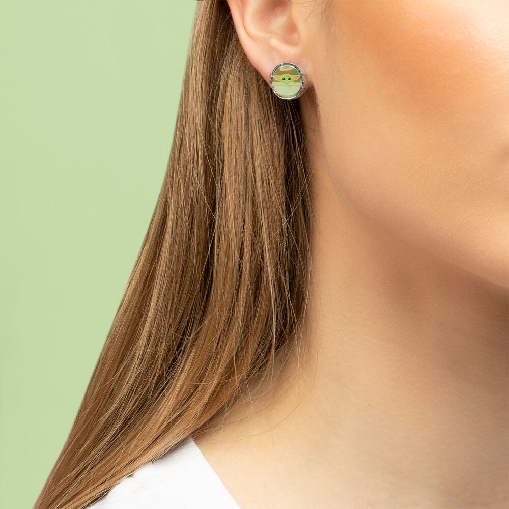Ensemble de 3 paires de boucles d'oreilles Bébé Yoda Star Wars peershardy