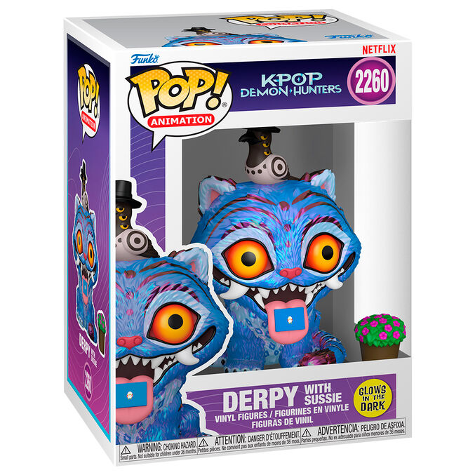 Figurine POP Kpop Demon Hunters Derpy avec Sussie Glow funko