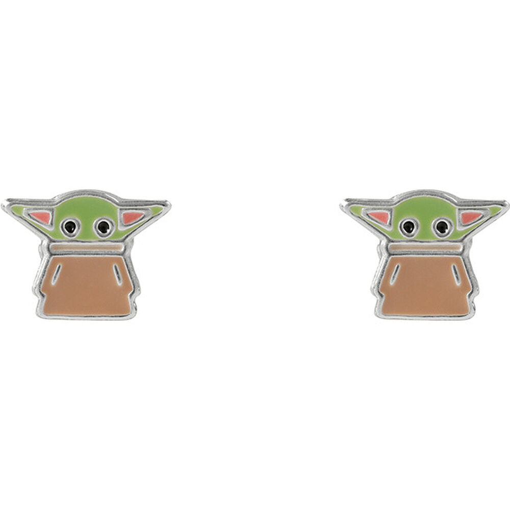 Boucles d'oreilles Grogu en argent sterling Star Wars : Le Mandalorien peershardy