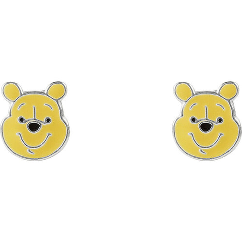 Boucles d'oreilles en argent sterling Disney Winnie l'Ourson peershardy