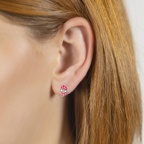 Boucles d'oreilles Marvel Spiderman en argent sterling peershardy