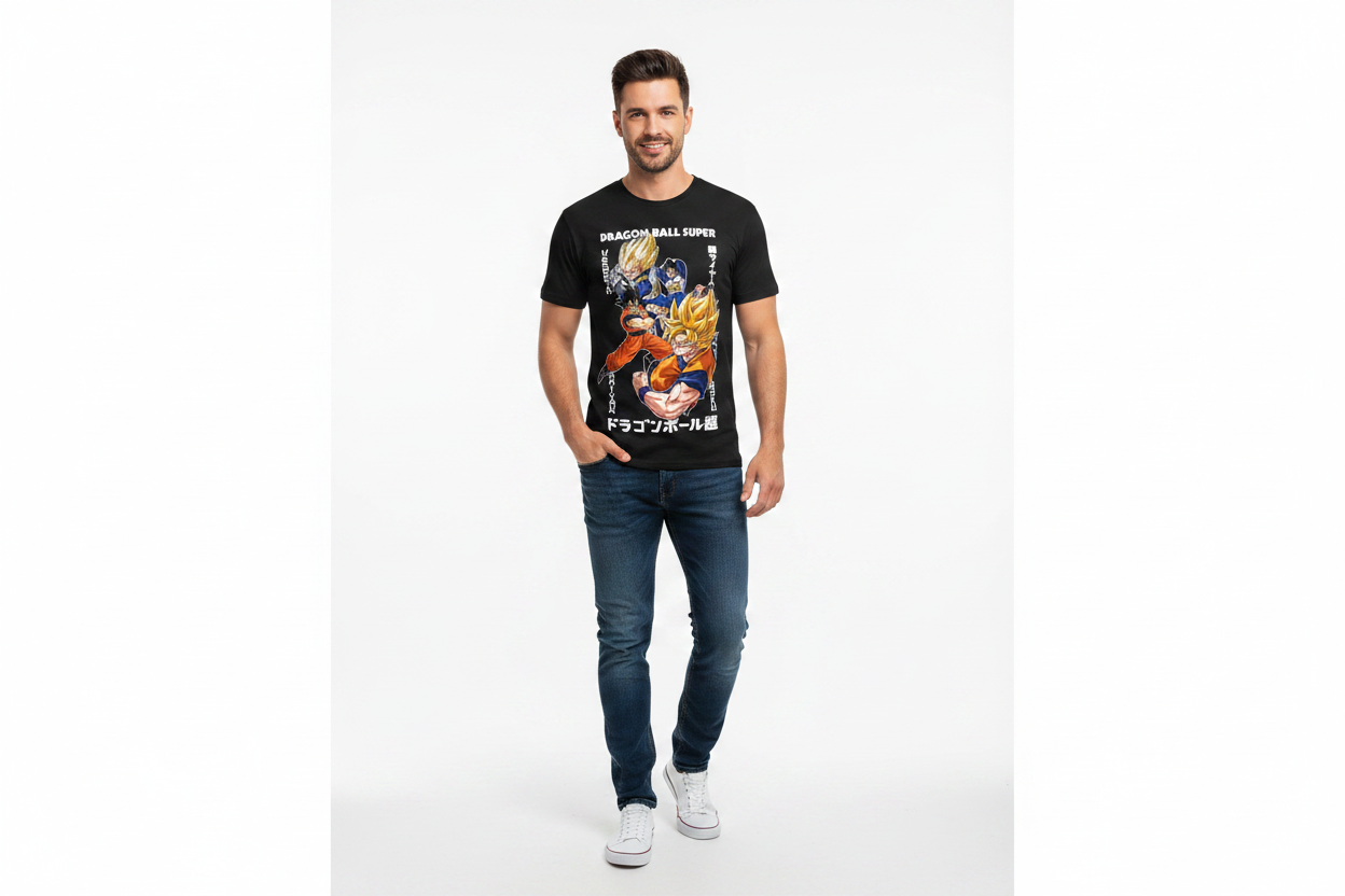 T-shirt Dragon Ball Super Vegeta & Goku TOEI ANIMATION