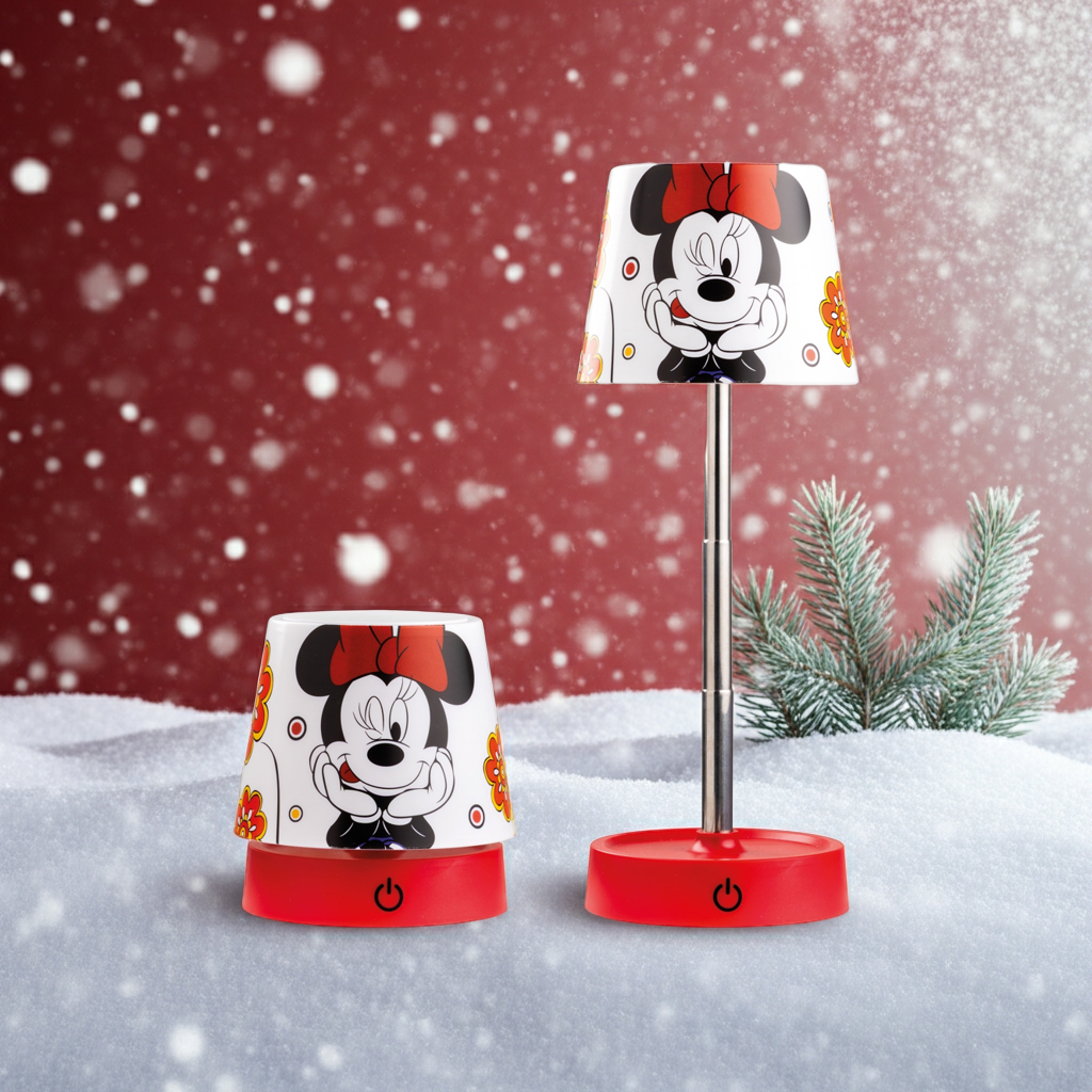 MINNIE - Lampe de Bureau LED Rechargeable - 11cm bems