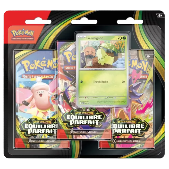 Pokémon équilibre parfait ME03 Tripack pokémon compagny