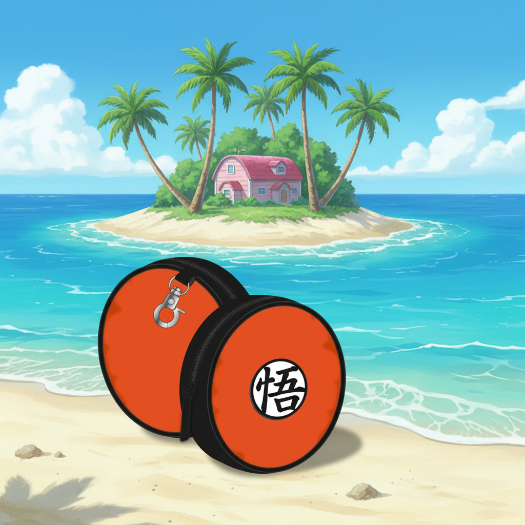 Porte-monnaie Dragon Ball rond Redstring