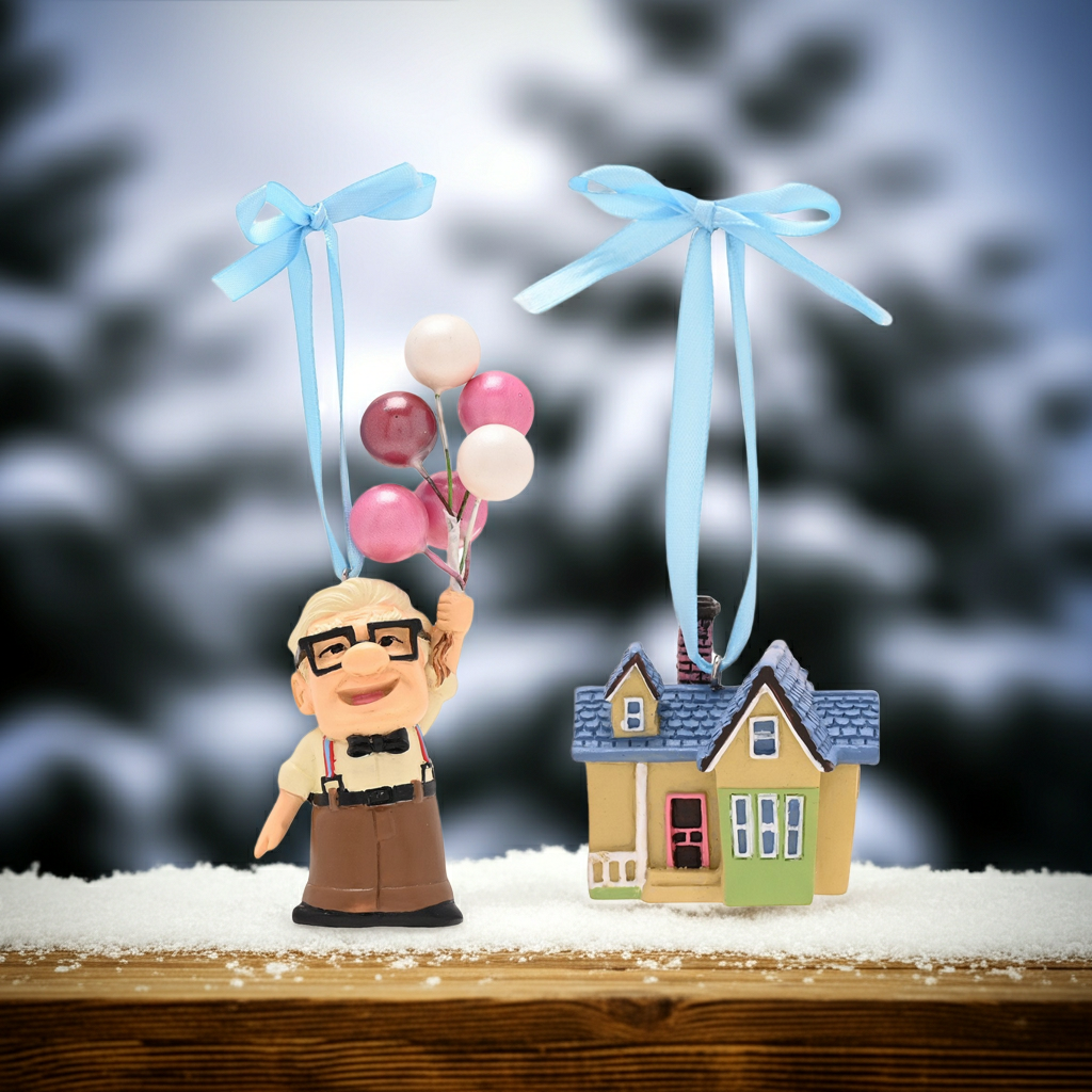 DISNEY - Carl & la Maison - Set de 2 Décorations bems