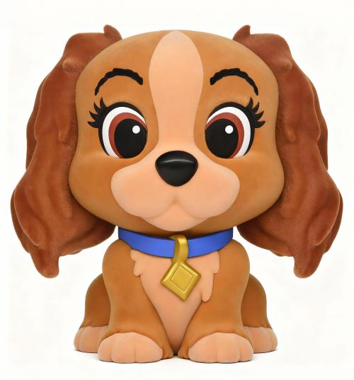 DISNEY DOGS - Lady - Tirelire Flocked Monogram