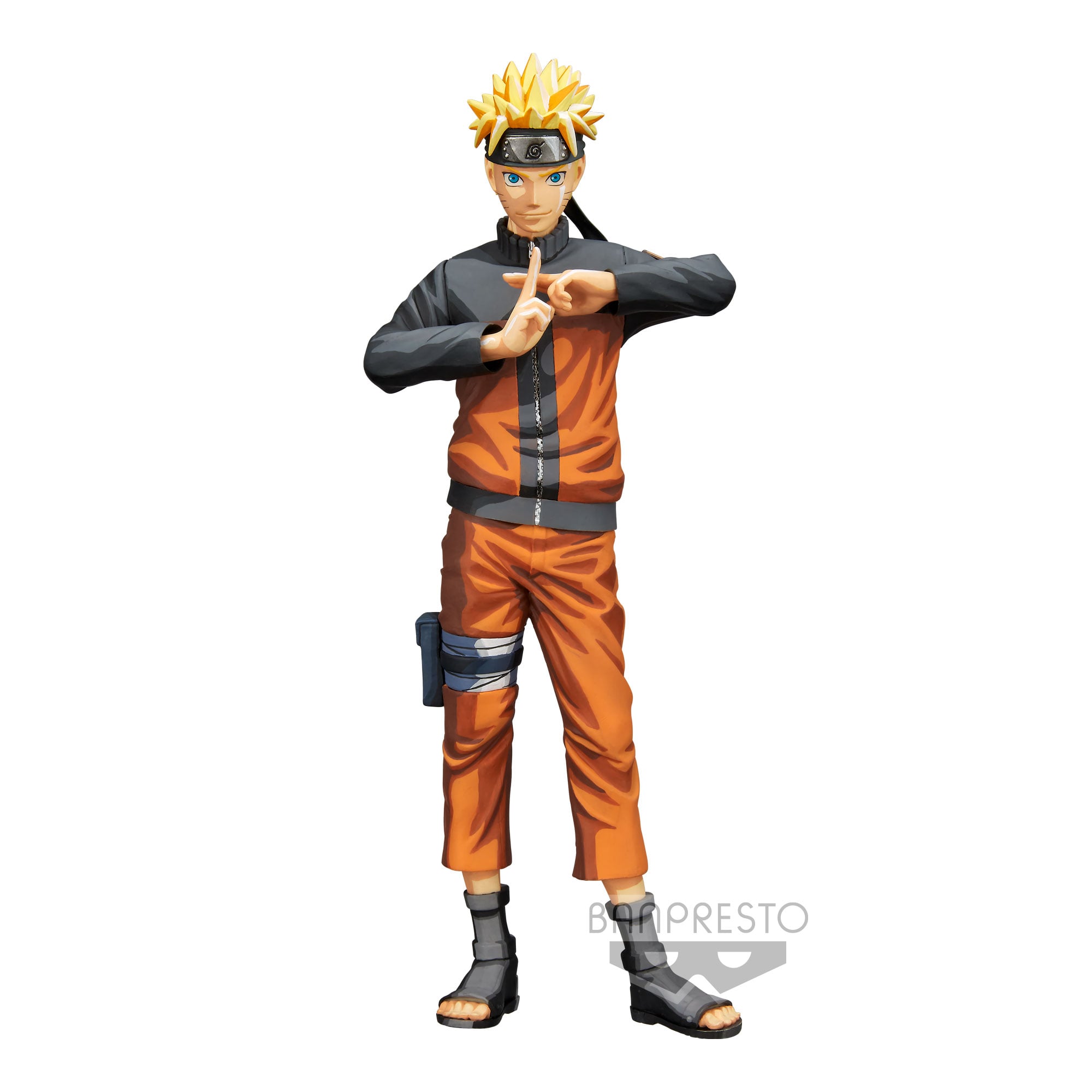 NARUTO SHIPPUDEN - Uzumaki Naruto - Figurine Grandista Nero bems