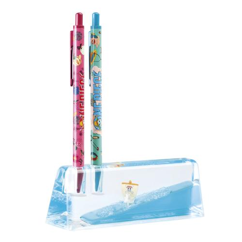 ONE PIECE NETFLIX - Merry -2 Stylos-bille avec son Socle 3D Acrylique grupo erik