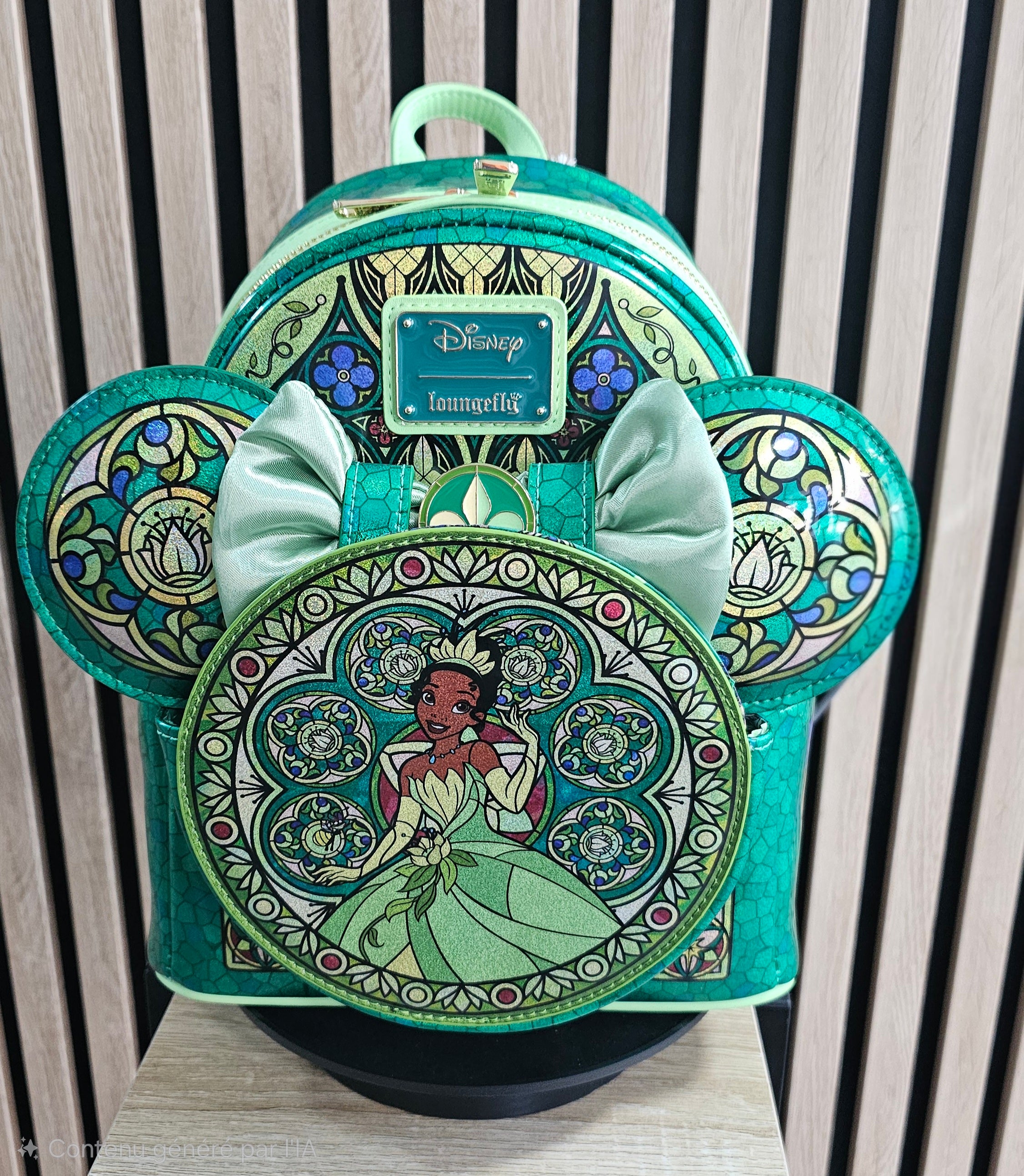 Loungefly ensemble - Tiana - Stained Glass Loungefly
