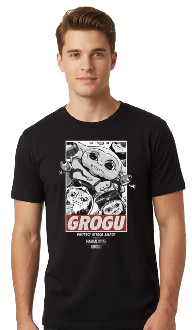 MANDALORIAN & GROGU - Protect Attack Snack - T-Shirt cotton division