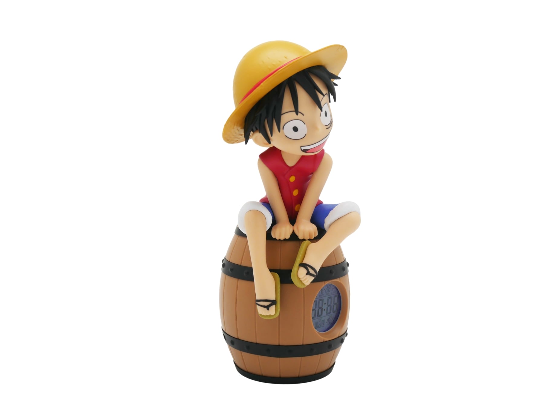 ONE PIECE - Luffy sur Tonneau - Réveil Lumineux LED - 27 cm bems