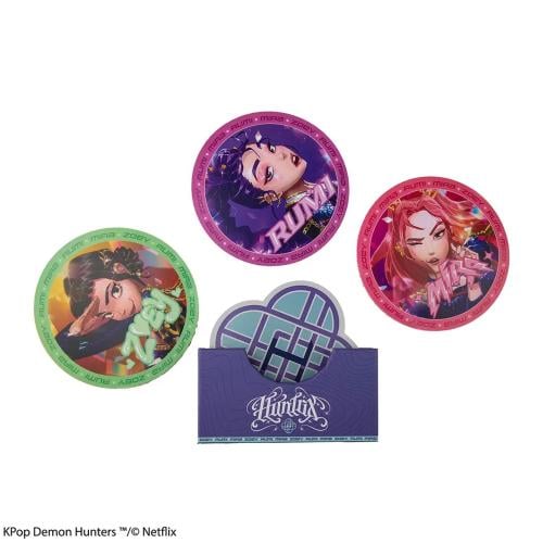 KPOP DEMON HUNTER - Huntr/X - Lot de 4 Sous-verres bems