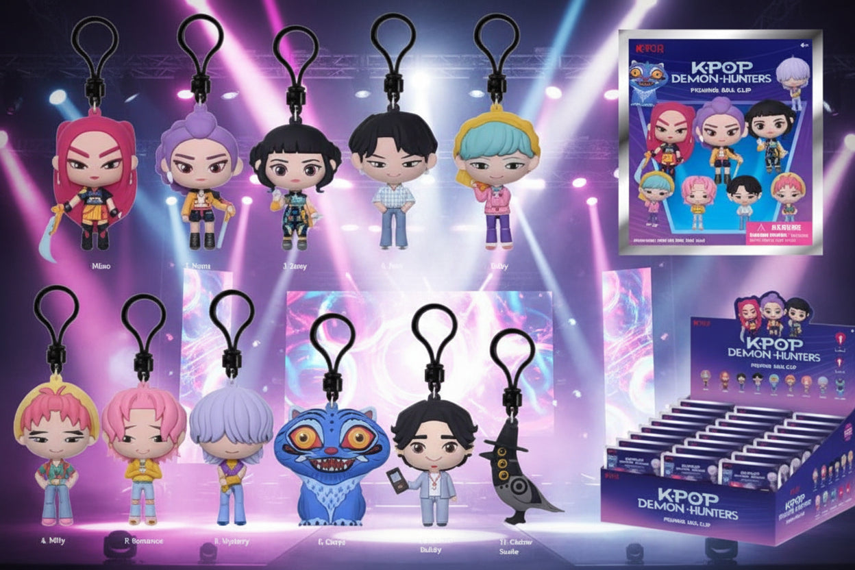 K-POP Demon Hunters - Series 1 - 3D Foam Bag Clip Monogram
